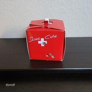 Vintage Swiss Cube handmade toy